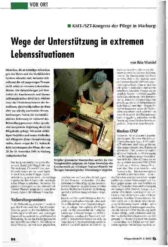 Vorschauseite 1: Wege der Unterstützung in extremen Lebenssituationen