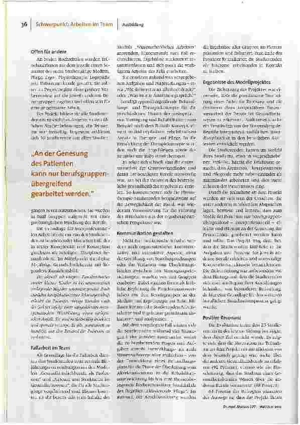 Vorschauseite 2: Gemeinsam handeln