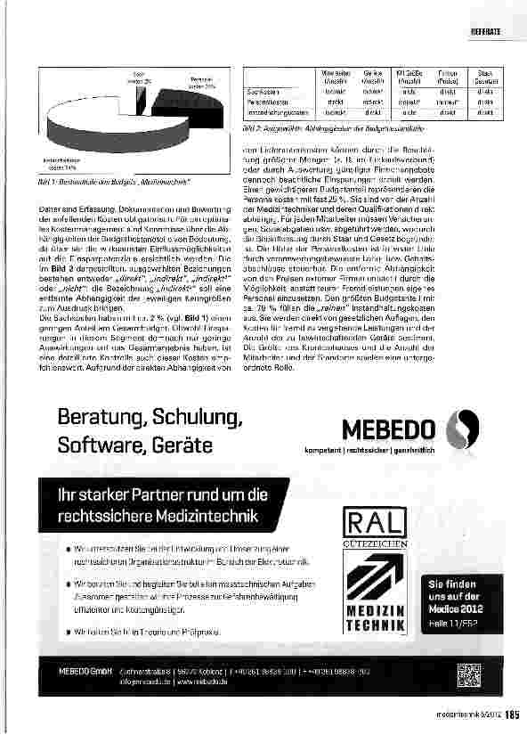 Vorschauseite 2: Bewirtschaftung von medizintechniscnen Geräten