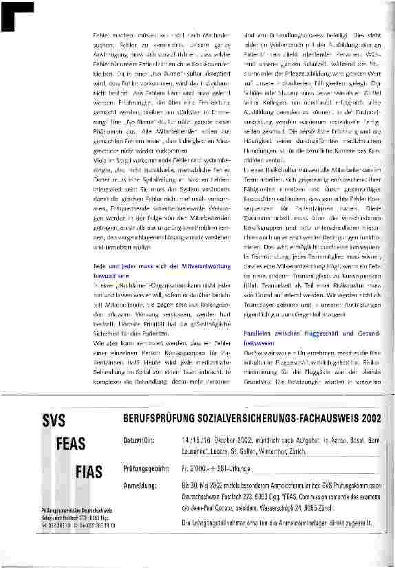 Vorschauseite 2: Voraussetzungen für eine Risikokultur am Spital