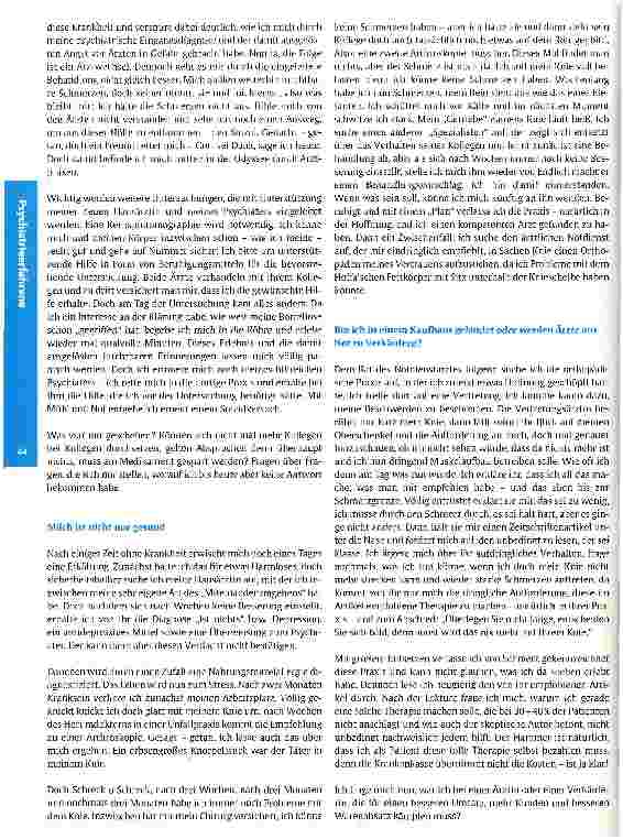 Vorschauseite 3: Odyssee einer psychisch Kranken durch deutsche Arztpraxen