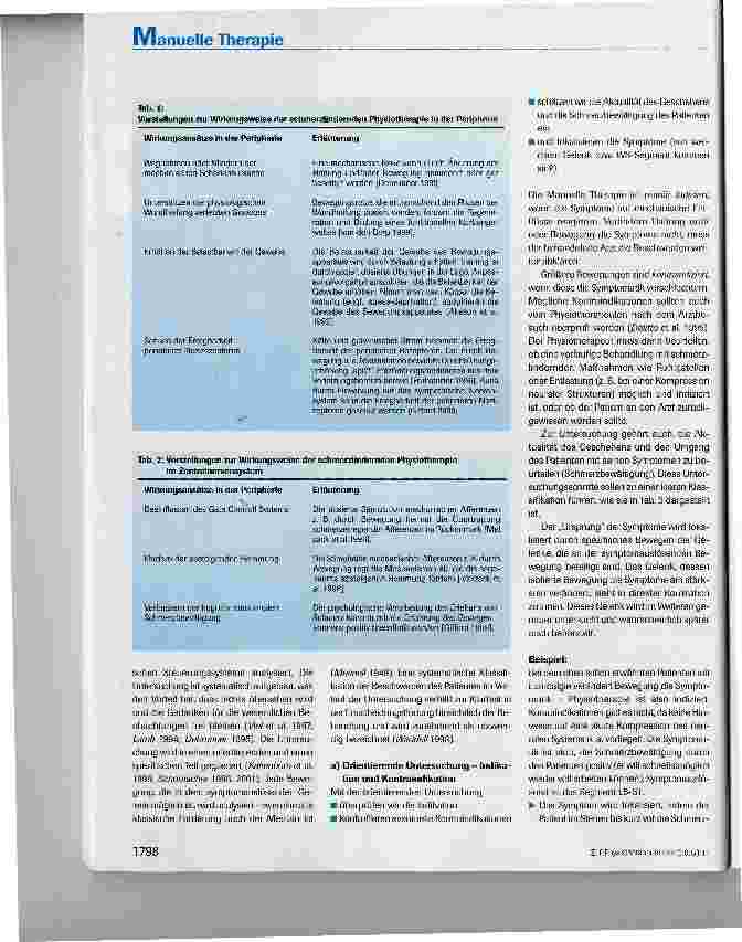 Vorschauseite 3: Manuelle Therapie