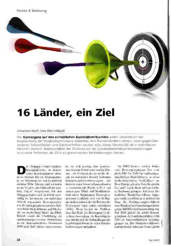 Vorschauseite 1: 16 Länder, ein Ziel