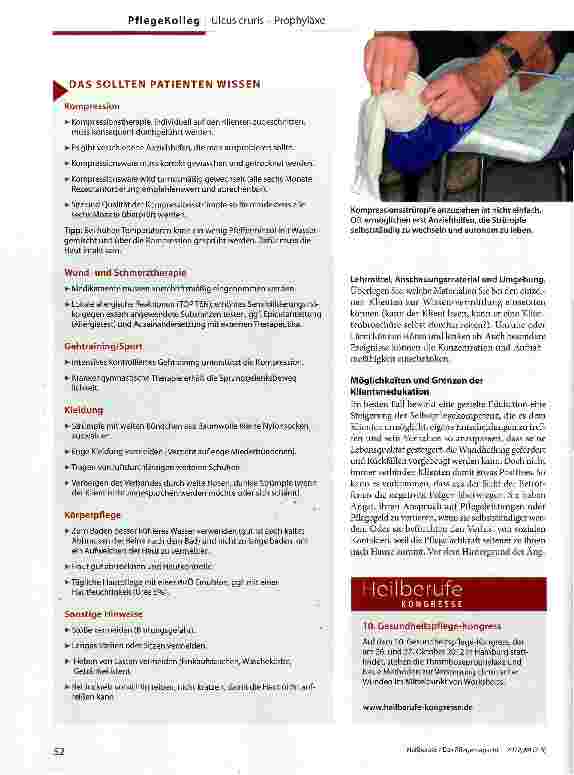 Vorschauseite 3: Ulcus cruris: Die Krankheit verstehen
