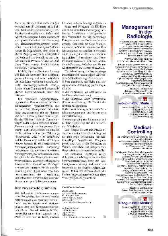 Vorschauseite 4: Strippenzieher im Knotenpunkt
