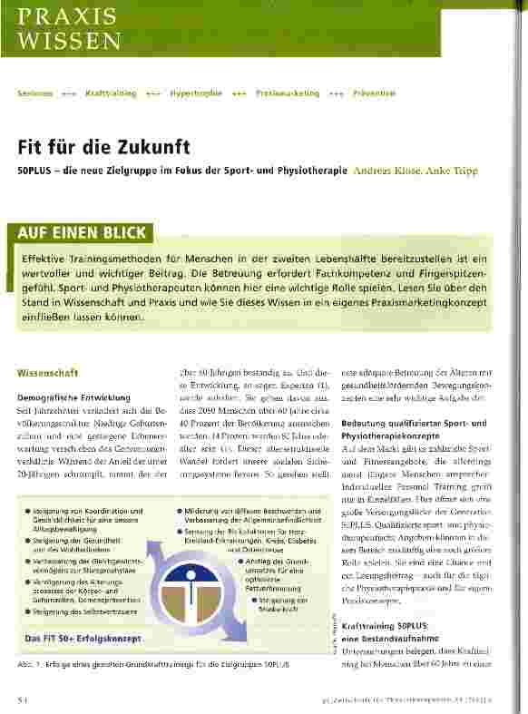 Vorschauseite 1: Fit für die Zukunft