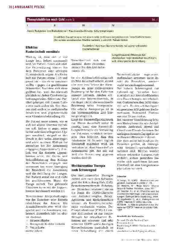Vorschauseite 3: Atemübungen und Hustentechnik können Erleichterung verschaffen