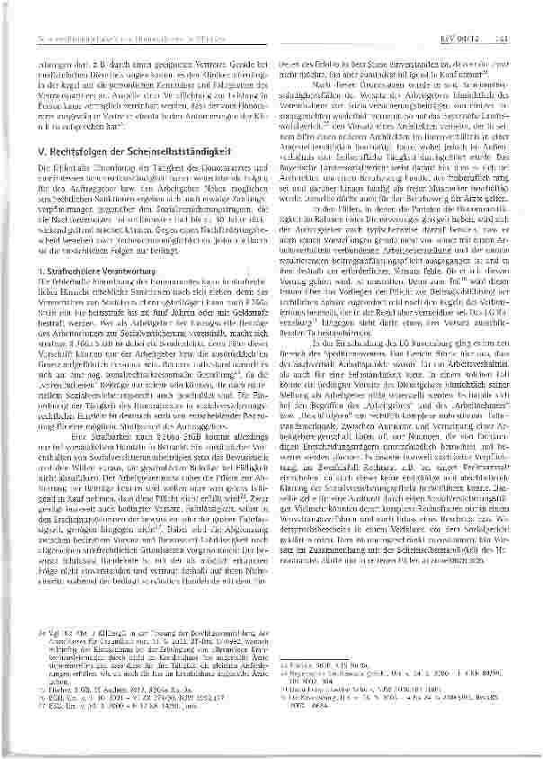 Vorschauseite 5: Scheinselbstständigkeit von Honorarärzten in Kliniken