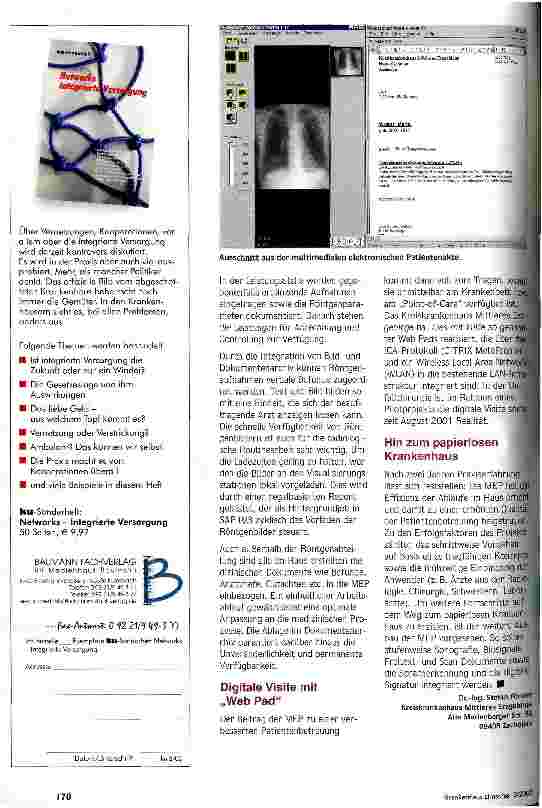 Vorschauseite 3: MEP - der gläserne Patient