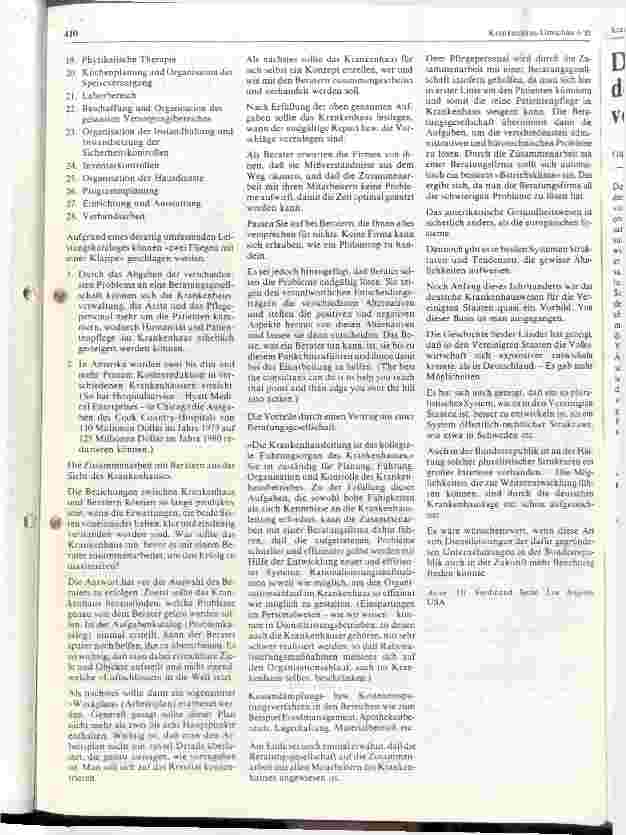 Vorschauseite 2: Amerikanische Krankenhausmanagement-Beratung aus deutscher Sicht