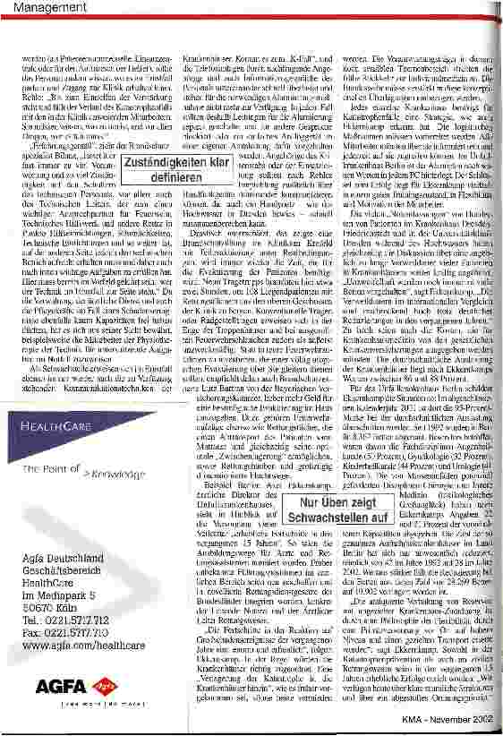 Vorschauseite 3: Katastrophenschutz: Nachbereiten ist Vorbereiten