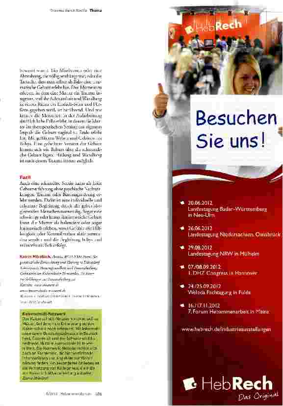 Vorschauseite 4: Achtsamkeit verhindert Trauma