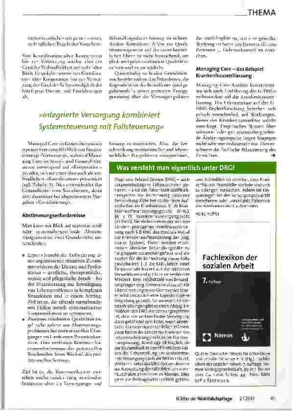 Vorschauseite 3: Koordination, Kooperation und Vernetzung