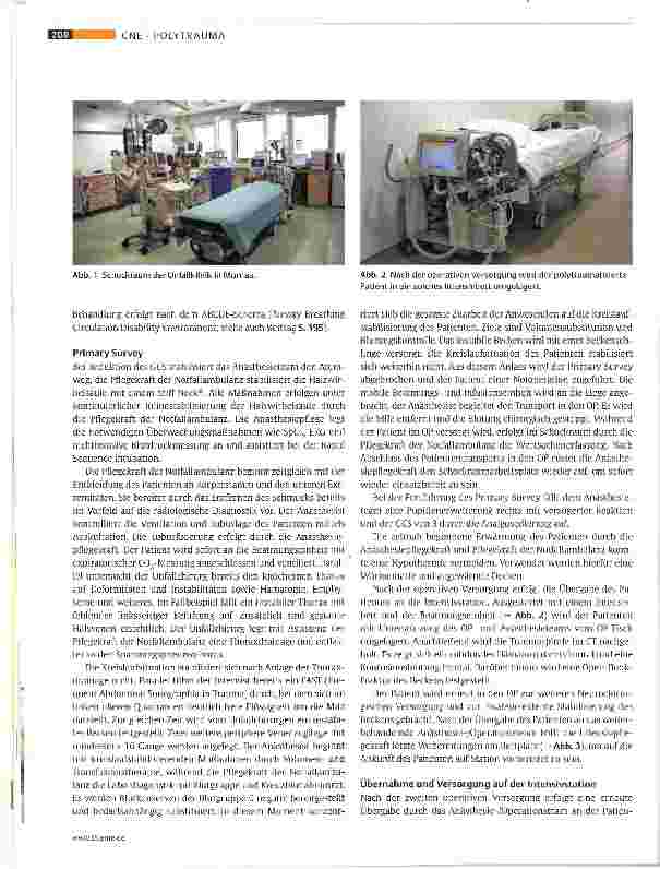 Vorschauseite 2: Polytrauma-Management aus pflegerischer Sicht