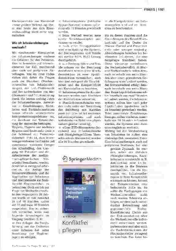 Vorschauseite 2: Infusionen sicher verabreichen
