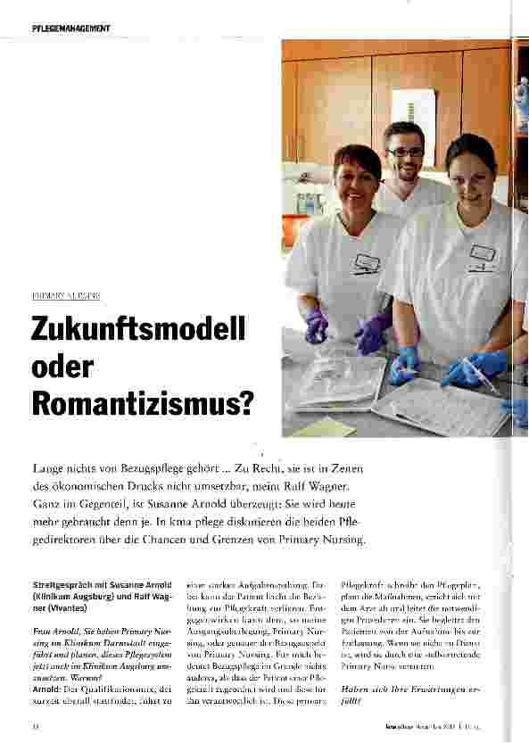 Vorschauseite 1: Zukunftsmodell oder Romantizismus?