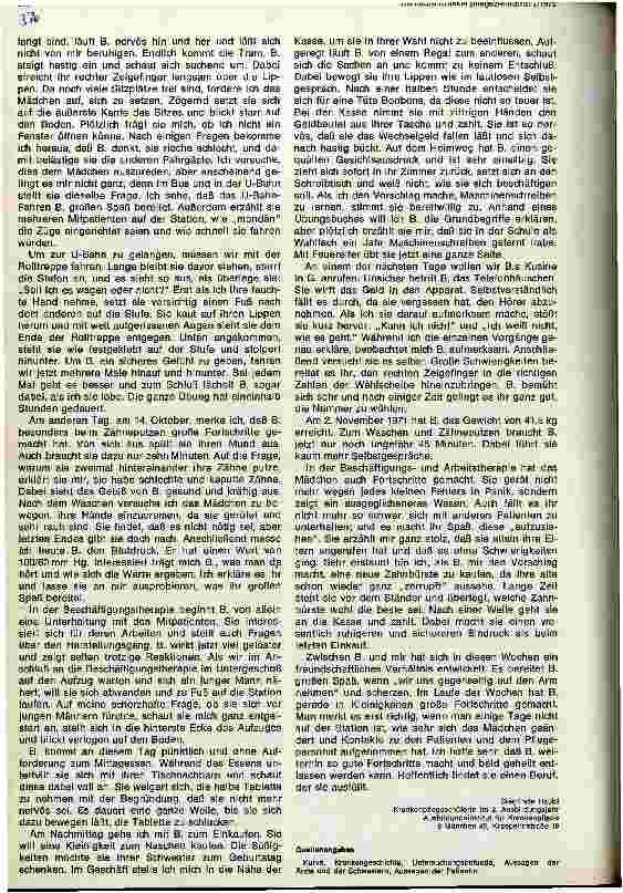 Vorschauseite 4: Pflegebericht aus dem Einsatzgebiet Psychiatrie
