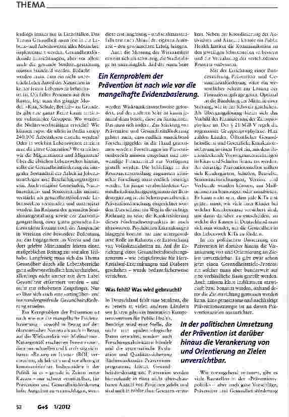 Vorschauseite 3: Seelisch gesund bleiben-geht das? Ein Plädoyer für die Prävention
