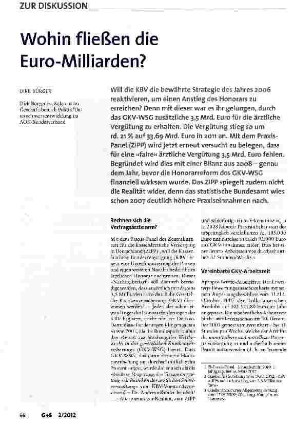 Vorschauseite 1: Wohin fließen die Euro-Milliarden?
