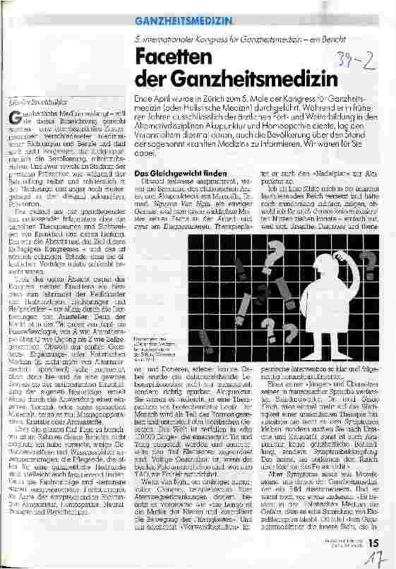 Vorschauseite 1: Facetten der Ganzheitsmedizin