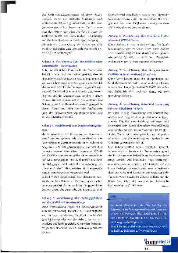Vorschauseite 2: Der lange Weg zum Rahmenvertrag