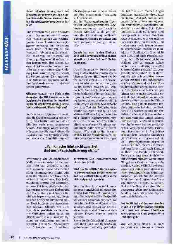 Vorschauseite 2: Sag mir, wo die Keime sind