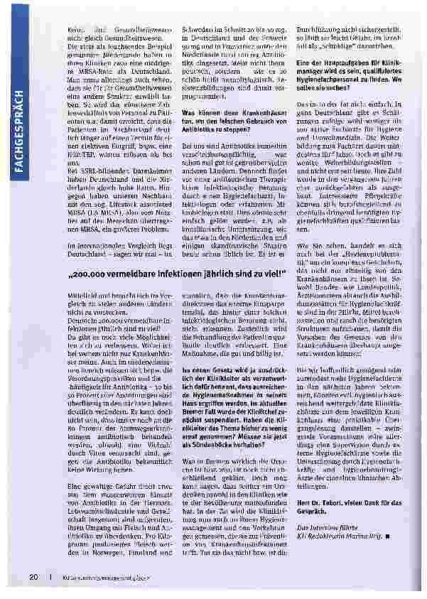 Vorschauseite 4: Sag mir, wo die Keime sind