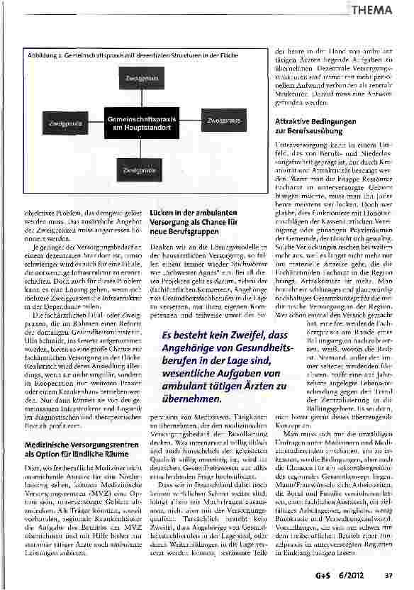 Vorschauseite 4: Die Übernahme von Versorgungsverantwortung im ambulanten Bereich