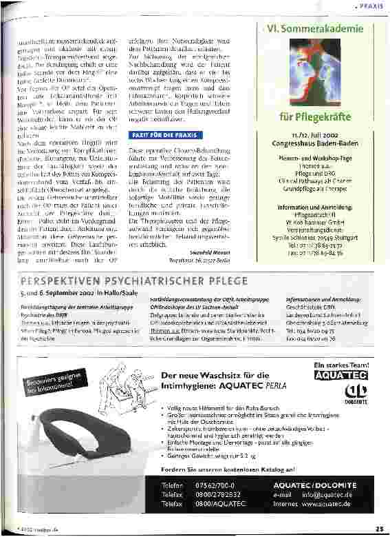 Vorschauseite 2: Die operative Closure-Behandlung