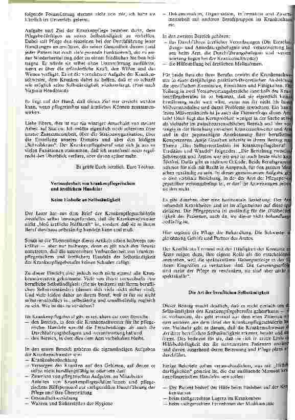 Vorschauseite 3: Schwester - bloß ärztliche Hilfskraft?