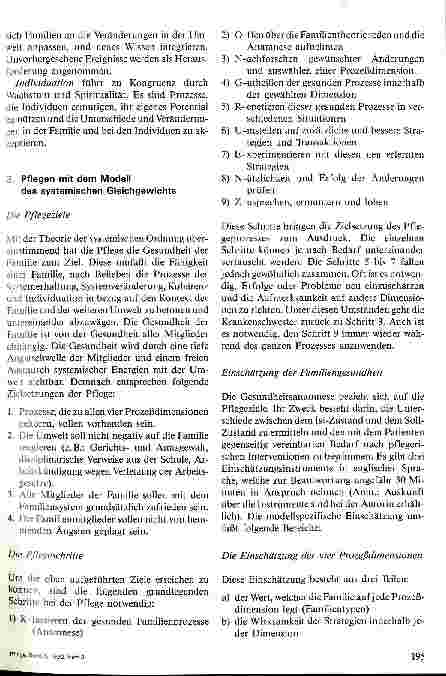 Vorschauseite 3: Das Pflegemodell des systemischen Gleichgewichts