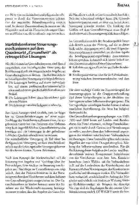 Vorschauseite 2: Managed Care und Pflege