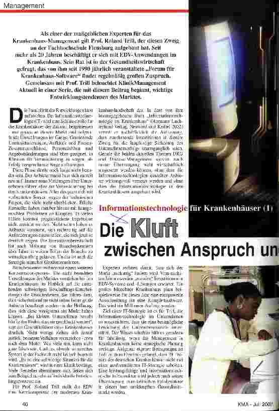 Vorschauseite 1: Die Kluft zwischen Anspruch und Wirklichkeit