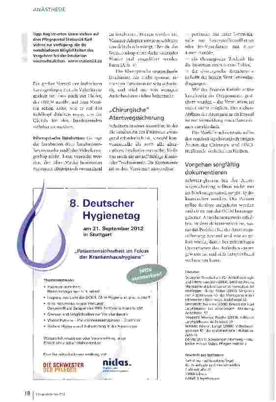 Vorschauseite 5: Der unerwartet schwierige Atemweg