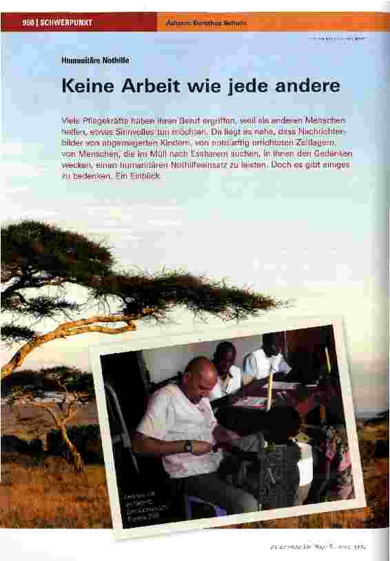Vorschauseite 1: Keine Arbeit wie jede andere