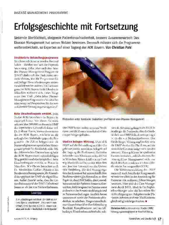 Vorschauseite 1: Erfolgsgeschichte mit Fortsetzung