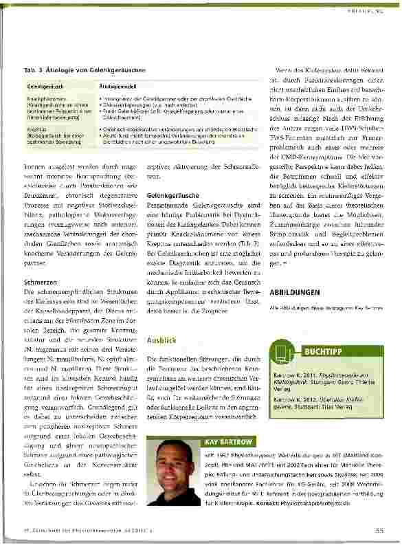 Vorschauseite 4: Die vier Kernsymptome einer kraniomandibulären Dysfunktion (CMD)