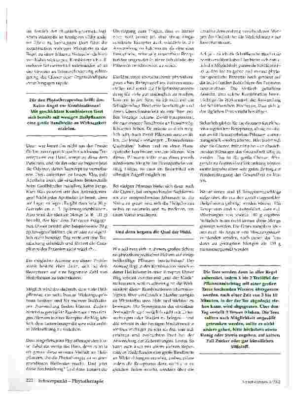 Vorschauseite 2: Gibt es da nicht auch etwas Pflanzliches?