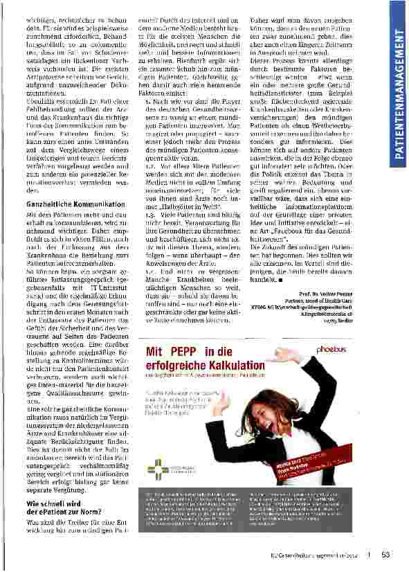 Vorschauseite 4: Kommunikation mit dem Patienten der Zukunft