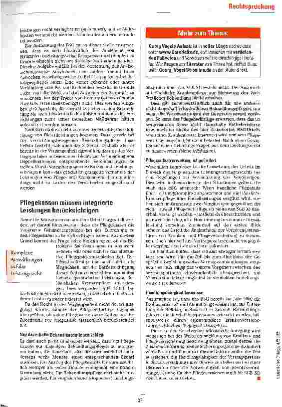 Vorschauseite 5: Wenn zwei Pflegen zueinander finden