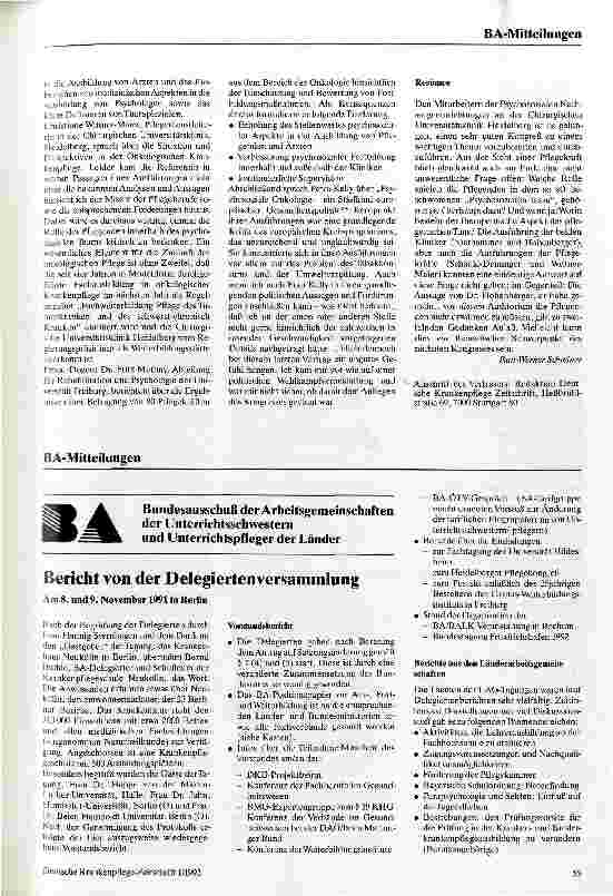 Vorschauseite 3: Psychosoziale Versorgungsangebote in der Onkologie