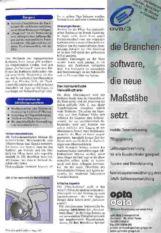 Vorschauseite 2: Der Blasenkatheter - Ein Star oder doch nur einer unter Vielen?
