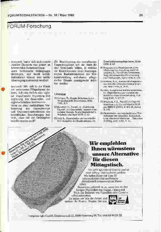 Vorschauseite 3: Bestandsaufnahme der ambulanten Pflege