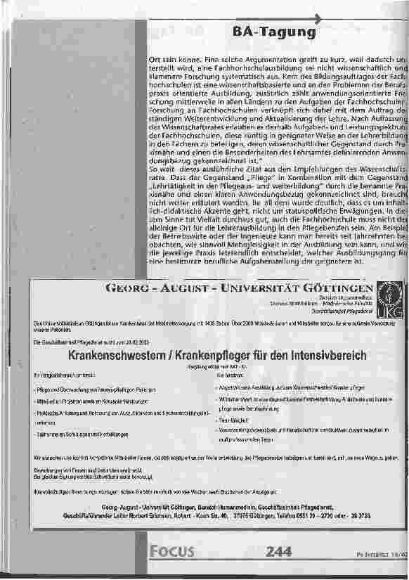 Vorschauseite 5: Lehrer/-in mit Lehramt Pflege: Eine Lehrerin, ein Lehrer ohne Schule...?