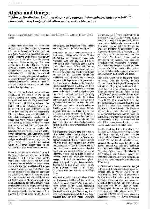 Vorschauseite 1: Alpha und Omega
