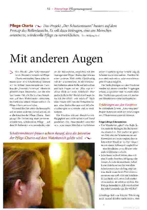 Vorschauseite 1: Mit anderen Augen