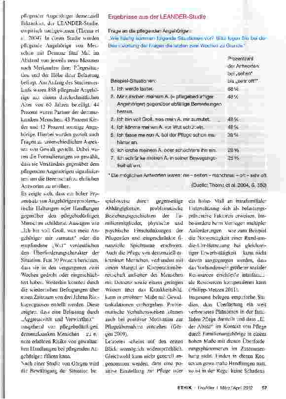 Vorschauseite 2: Gewalt in der häuslichen Pflege