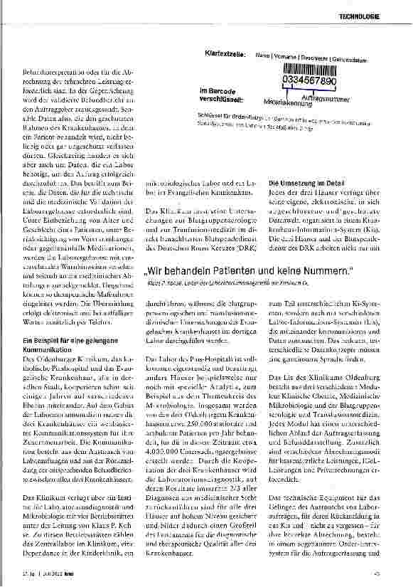 Vorschauseite 2: Kommunizierende Laboratorien