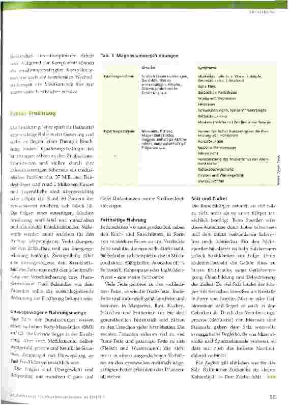 Vorschauseite 2: Medikamente und Ernährung