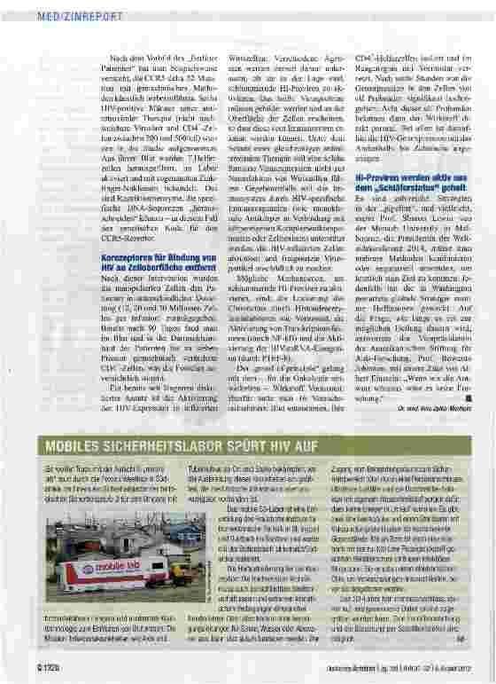 Vorschauseite 3: Heilung wird zum konkreten Ziel